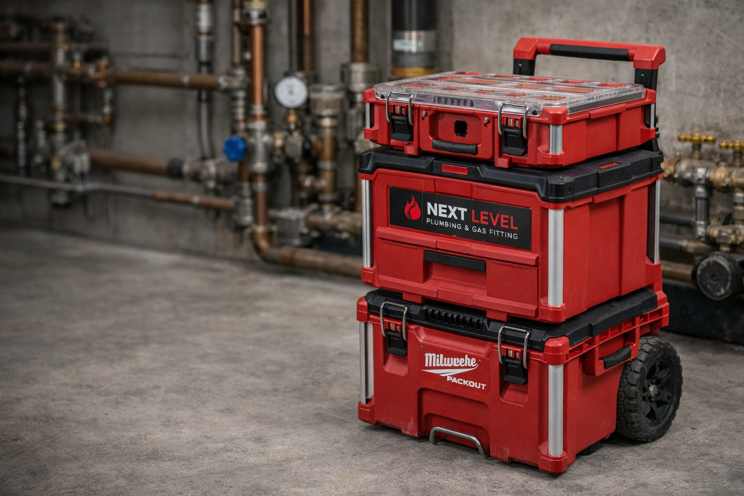 Professional plumbing and gas fitting tools ready for service in Whitehorse and Teslin Yukon