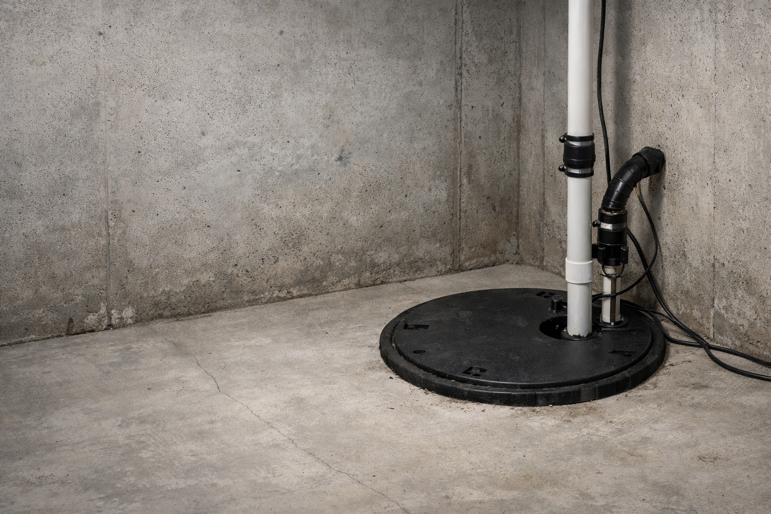 Basement sump pump system installed to prevent flooding in Whitehorse and Teslin Yukon